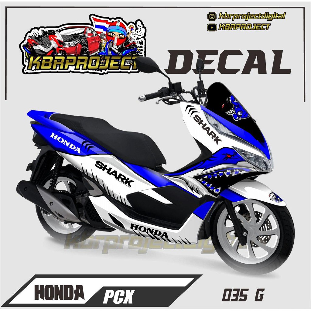 Decal Sticker Custom Dekal Stiker Fullbody Honda PCX Decal Sticker Custom Dekal Stiker Fullbody Honda PCX