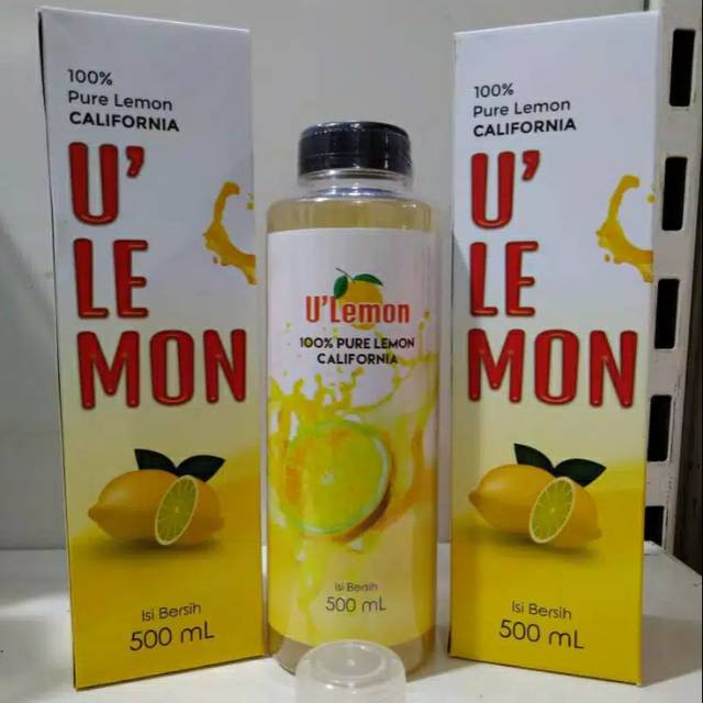 

U LEMON 500 ml Juce Sari Buah Lemon 100% Original Tinggi Kandungan Vit C