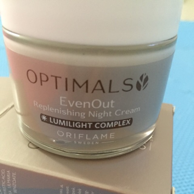 Oriflame optimals even out night cream