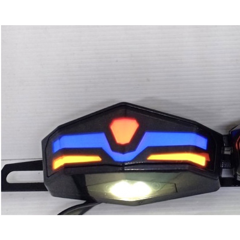 Lampu Stop- stop lamp LED  D159 CUSTOM Plus Sen breket Rx King - Vixion - Klx - R15/25 - CB150R Universal ( 3 IN 1 MAHAL )