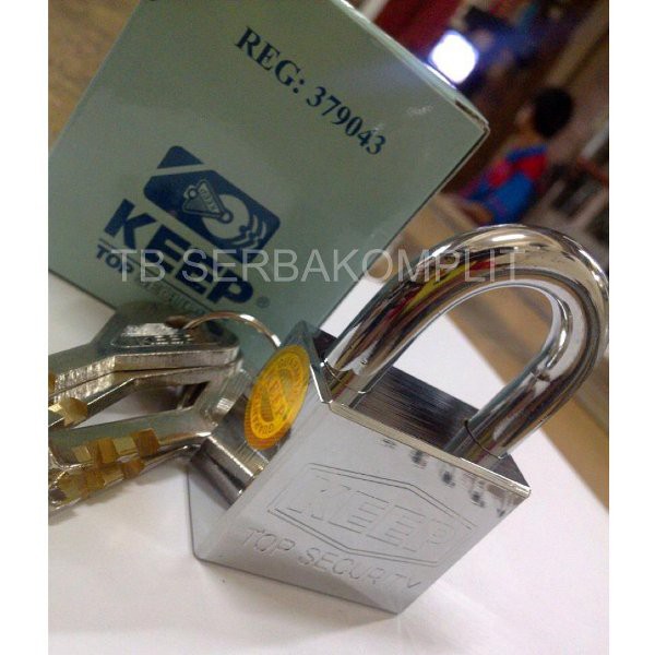 Termurah Gembok KEEP 40mm ASLI gembok anti gunting anti maling