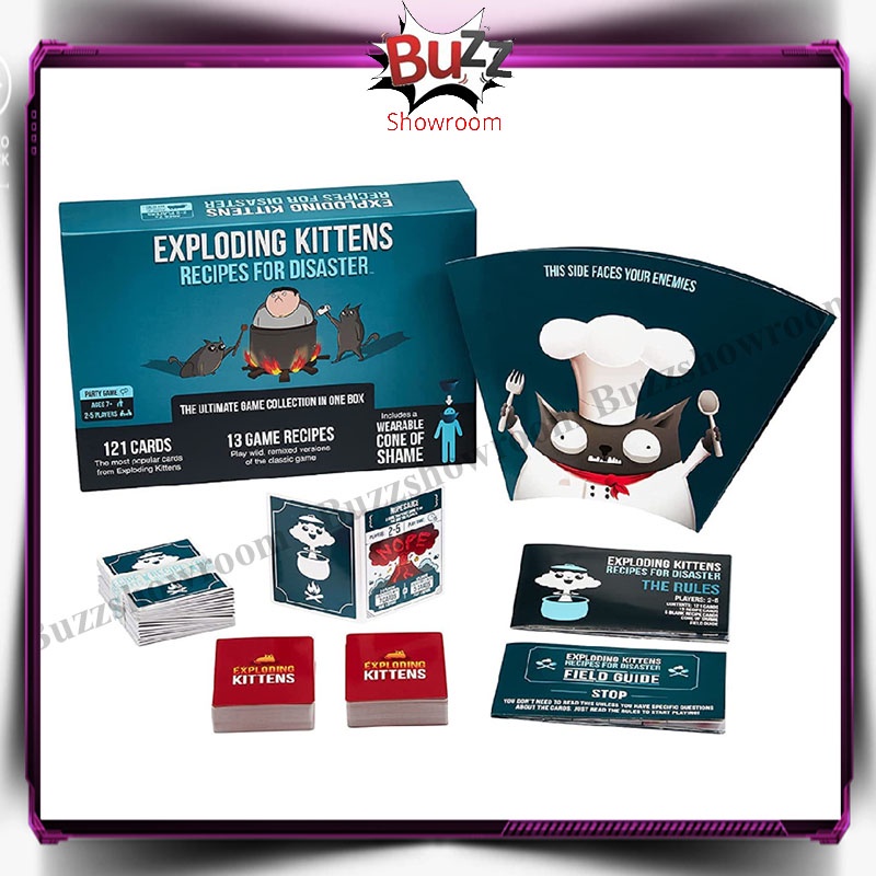 Exploding Kittens: Recipes for Disaster Kitten Board Game Card Games