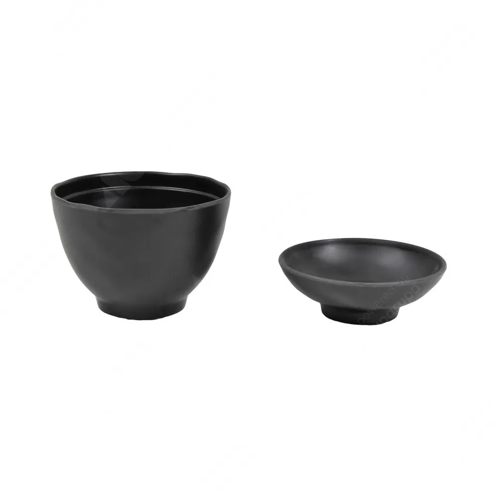 Ace Krischef 9 Cm Mangkuk Dengan Penutup Imperial - Hitam