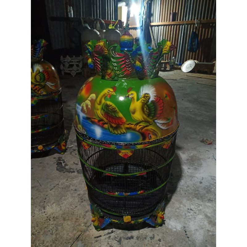 sangkar mahkota perkutut