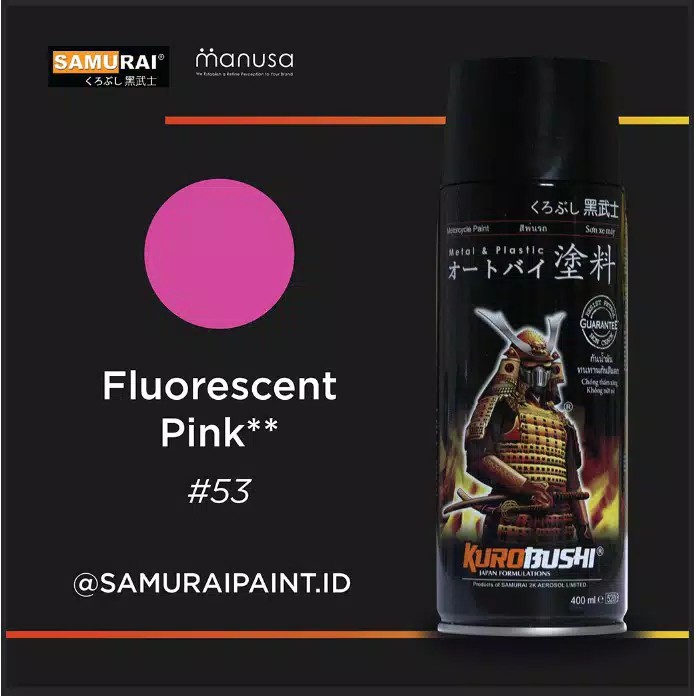 

PILOX SAMURAI PAINT 53** Pink Fluorescent 400ML