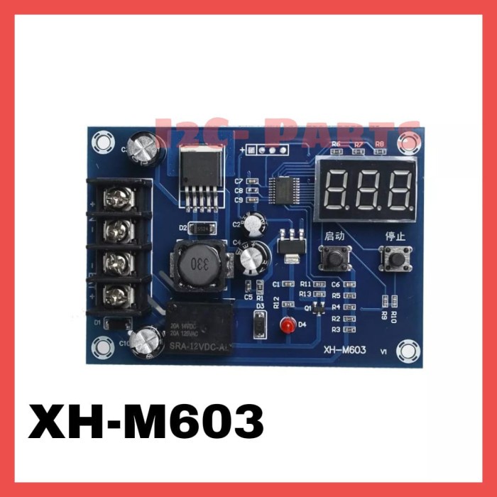 XH-M603 Battery Charging Control Module 12-24V Baterai Aki Lithium 603