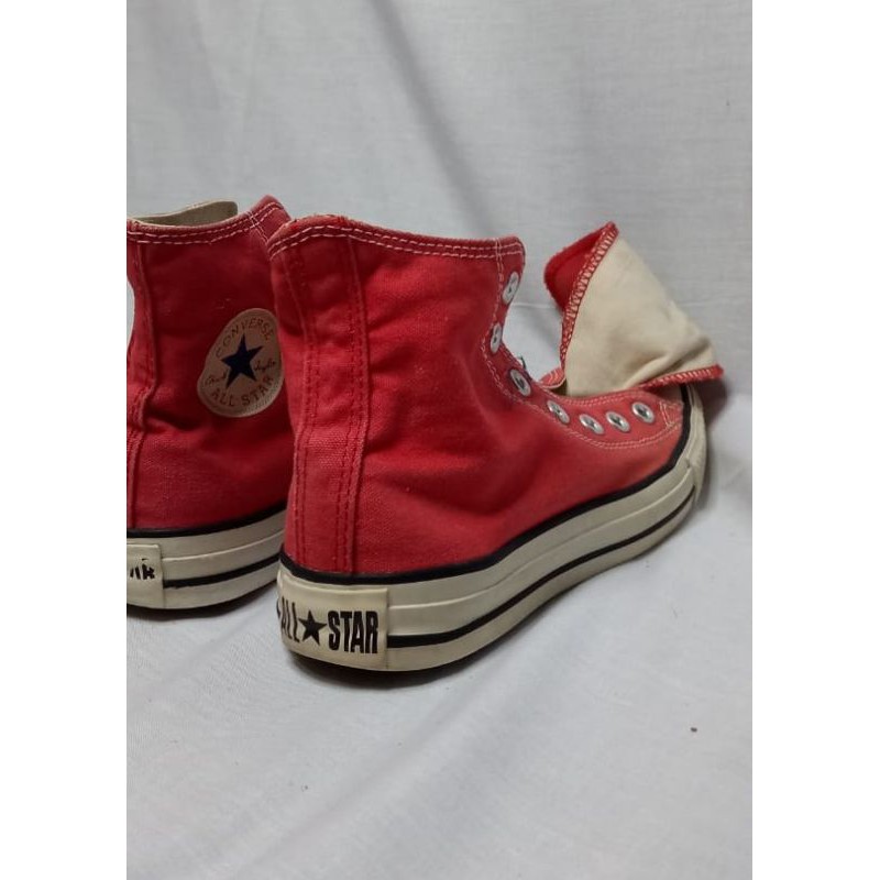 sepatu converse red high original second bekas unisex
