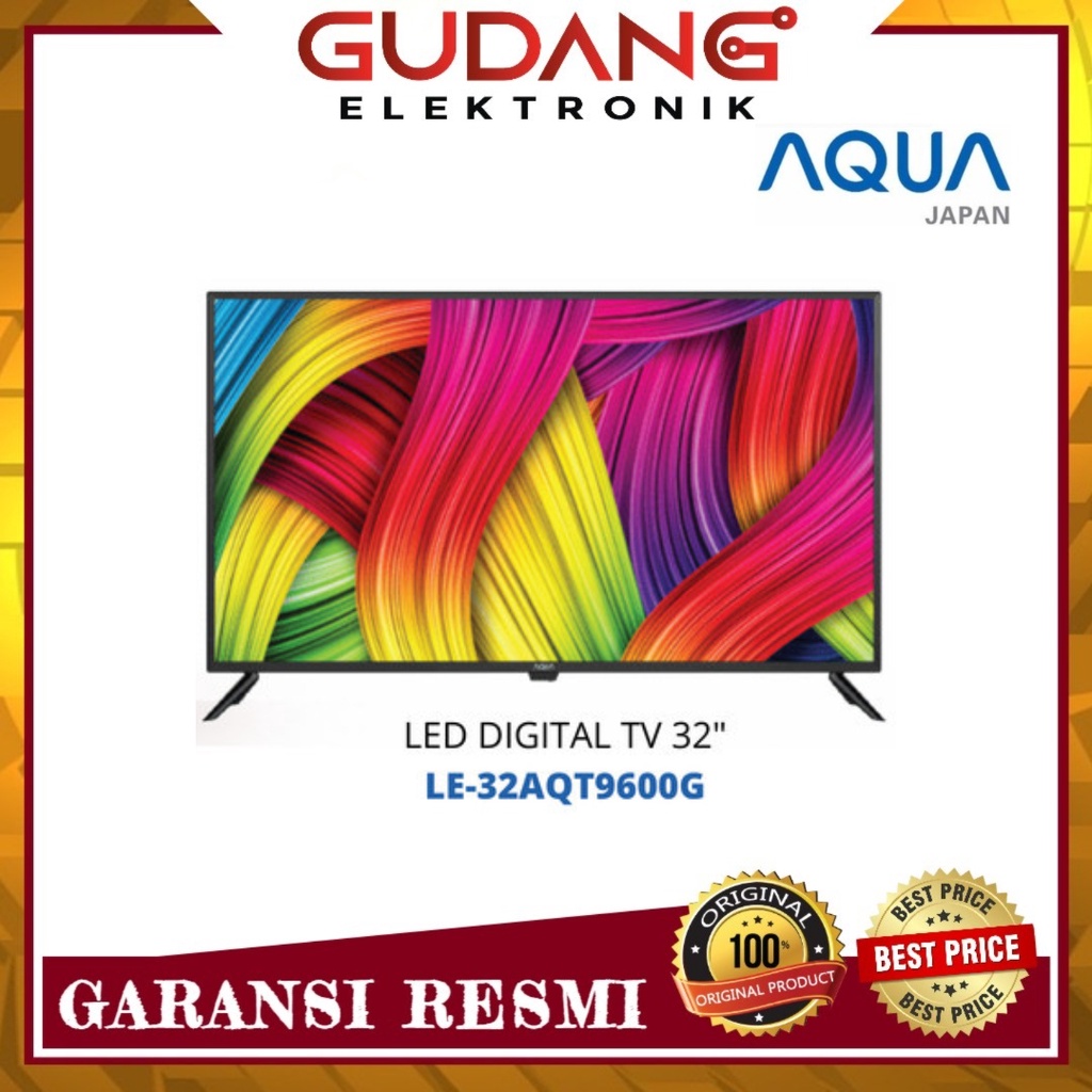LED TV 32 INCH AQUA LE32AQT9600 DIGITAL LED AQUA LE32AQT-9600