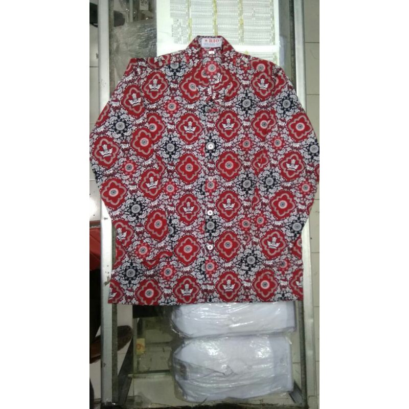 BATIK SERAGAM SD / BATIK SD NASIONAL / SERAGAM BATIK SD /SERAGAM SEKOLAH BATIK SD PANJANG