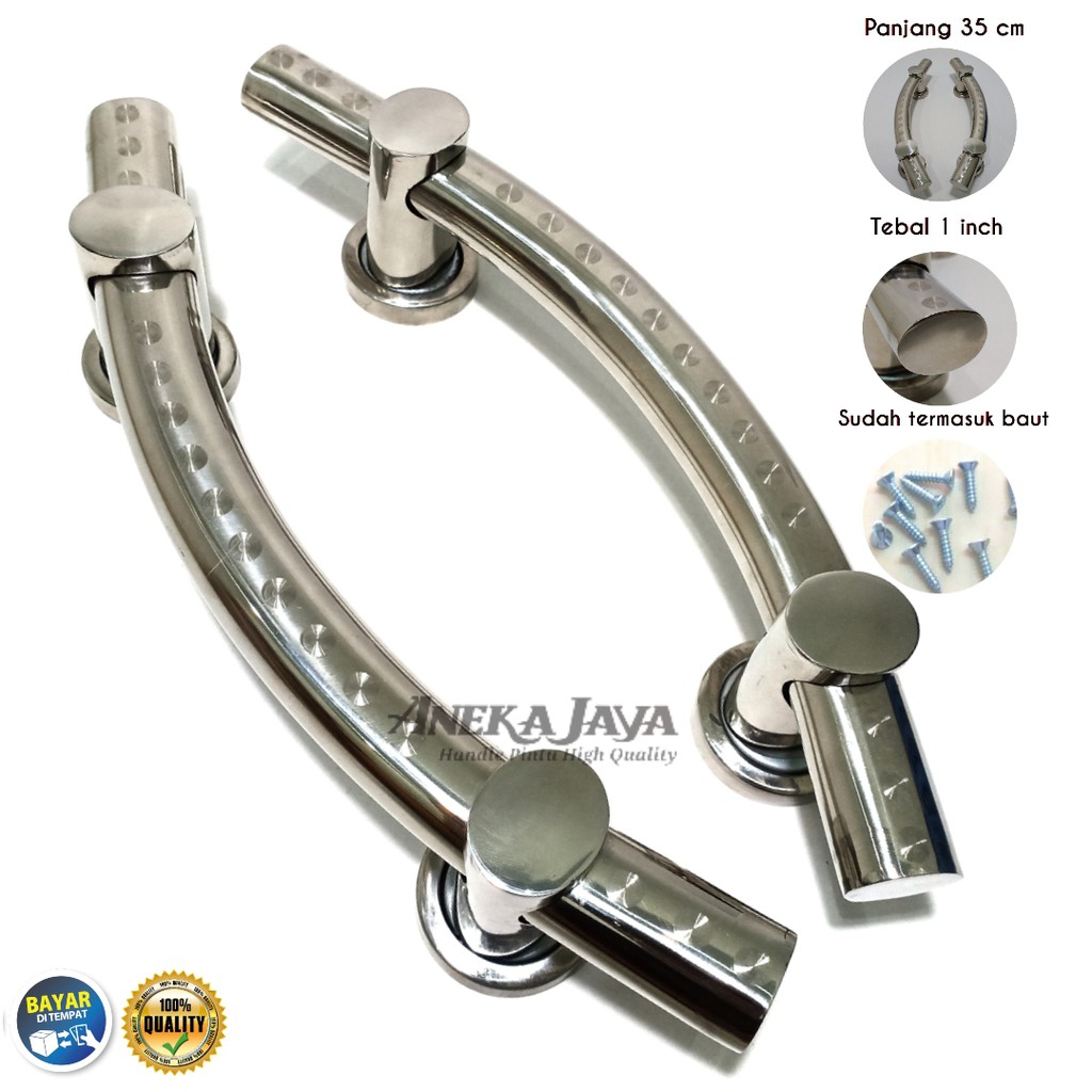 Handle Pintu rumah 35 cm / Tarikan Pintu / Pegangan Pintu rumah minimalis stainlees steel