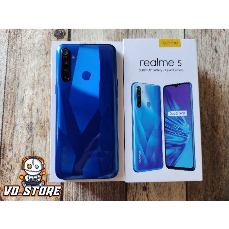 Realme 5 Second 3/64gb Mulus