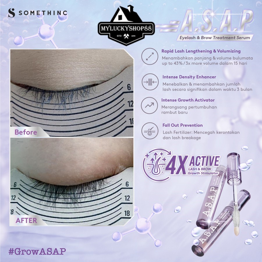 Somethinc ASAP Eyelash &amp; Brow Treatment Serum - Serum Bulu Mata