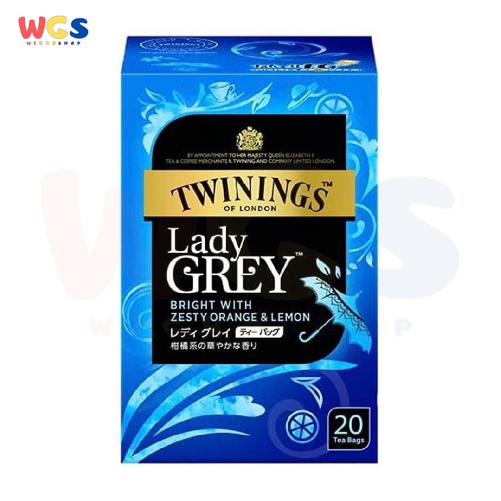 Twinings of London Japan Lady Grey Zesty Orange &amp; Lemon Tea 20s x 2.1g