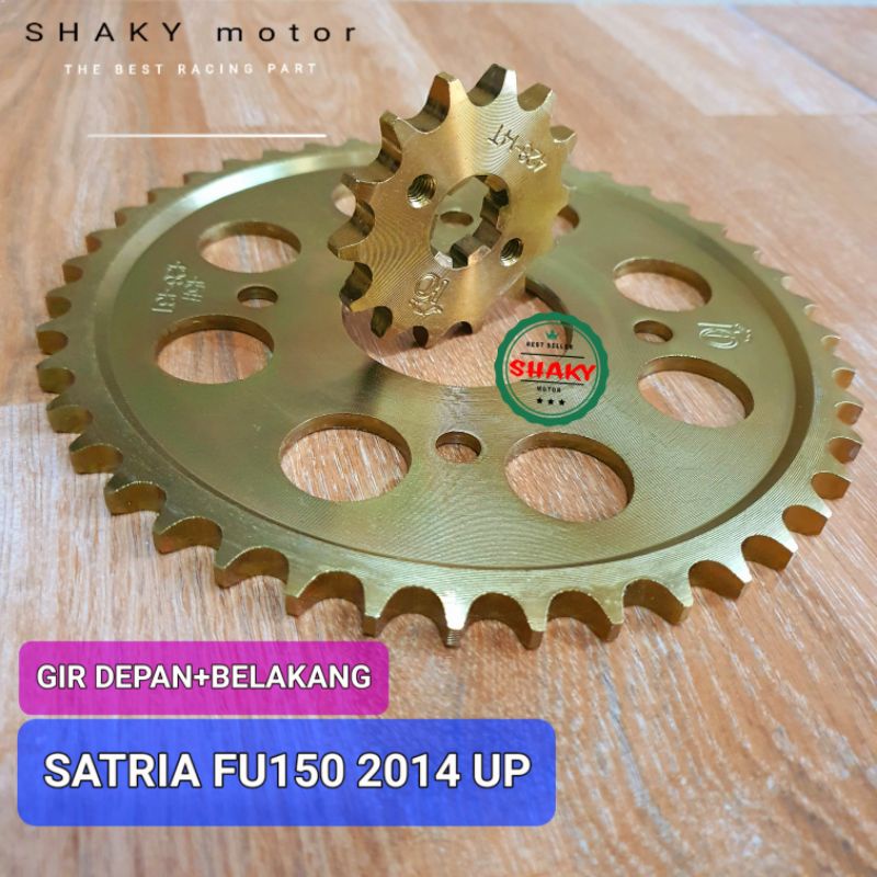 GIR DEPAN BELAKANG SATRIA FU INJEKSI /2014 KEATAS 428-14/43 DAN SATRIA FU LAMA MERK HO MODEL SSS gol