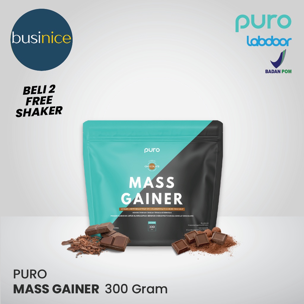 Puro Mass Gainer Weight Gain Penambah Berat Badan 300 Gram