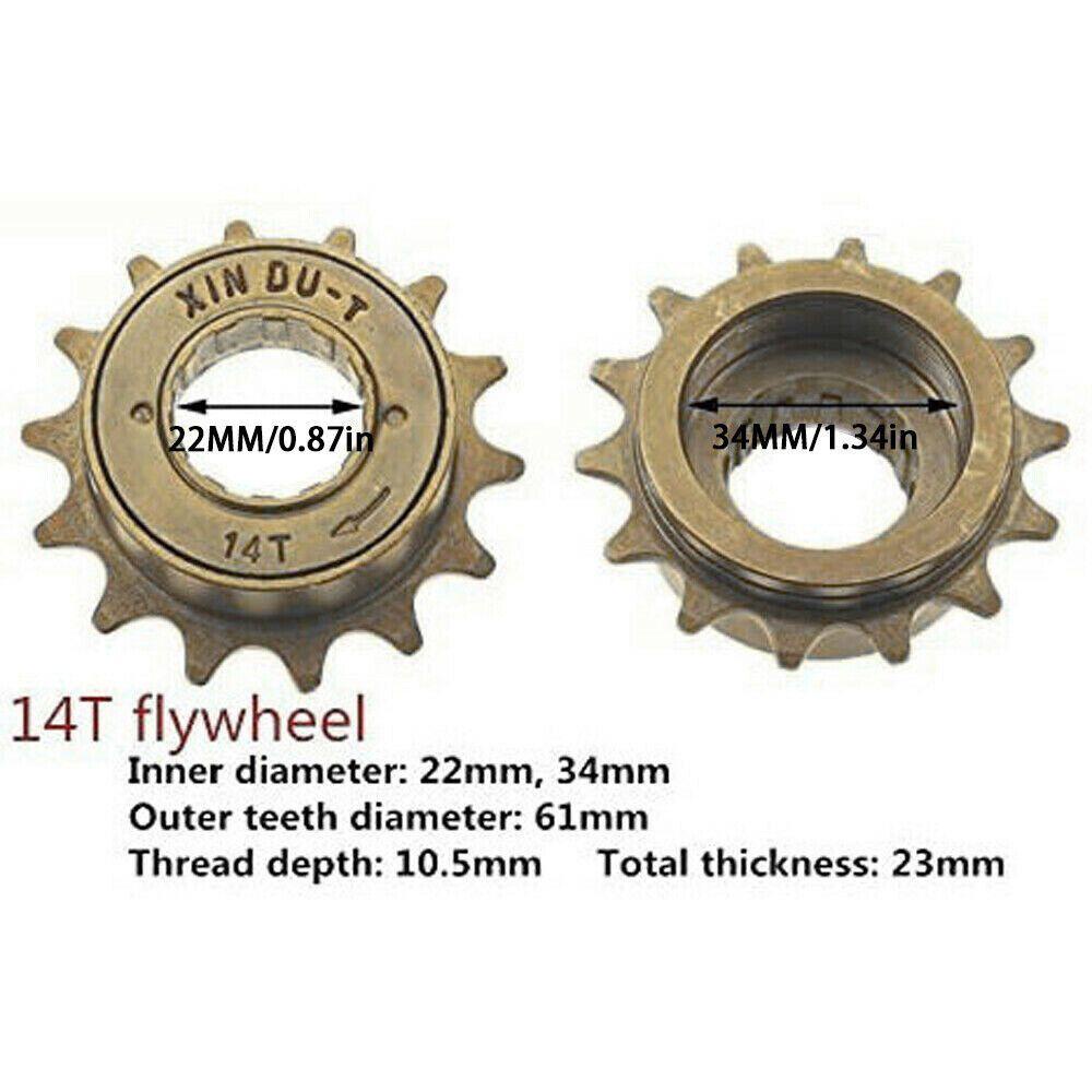 Suyo Cassette Freewheel Sepeda 12 / 14 / 16T Tahan Lama