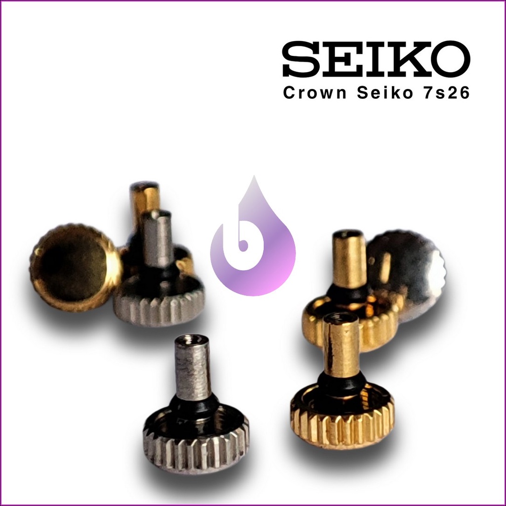 Knop jam tangan Seiko 7s26 7009 6119 6309 Crown Seiko