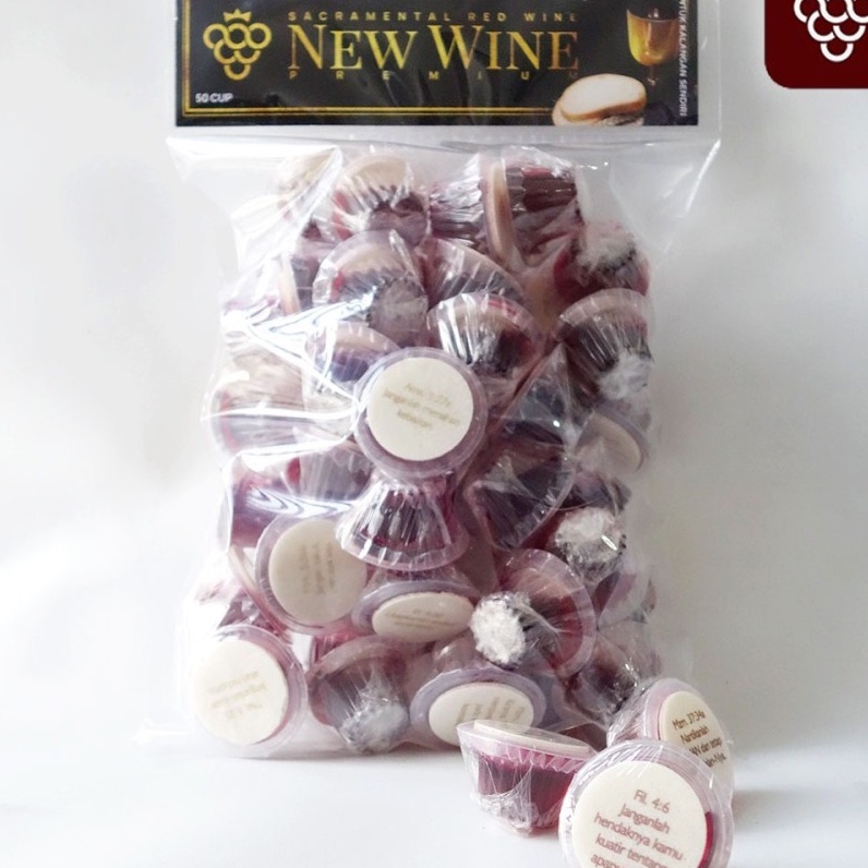 

Paket Minuman New Wine Premium+Hosti Ayat-50cup