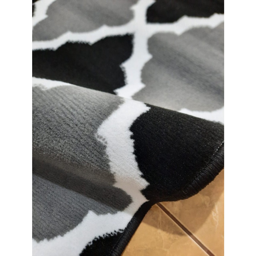 MAROC Karpet Lantai 210 x 300 BOG13 Black On Grey-3