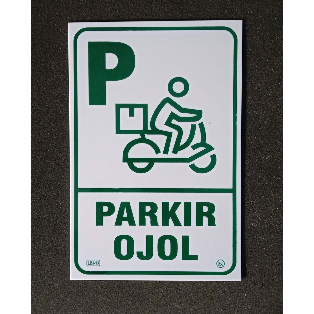 

Papan Label Akrilik Parkir Ojol Ukuran Jumbo