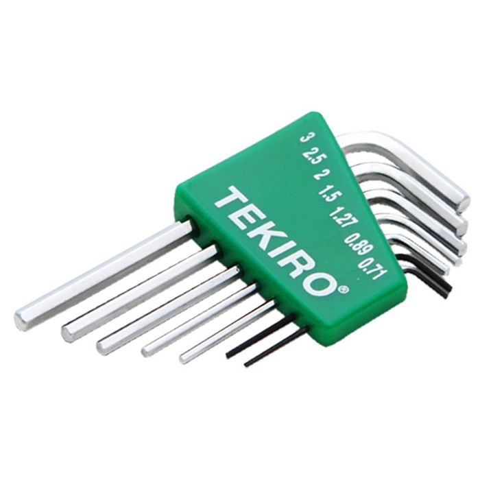 TEKIRO KUNCI L SET ELEKTRONIK 7 PCS MINI MM /KUNCI LSET/TOOLS/ALAT PERKAKAS