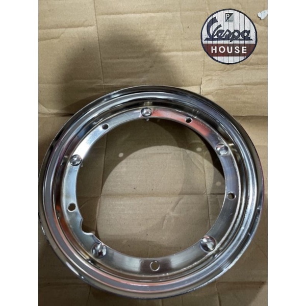 VELG PELEK VESPA SUPER, SPRINT, PX, VBB CROME RING 10 DAN RING 8 CROME