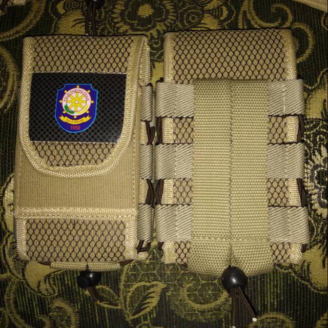 Sarung tas Tempat hp tumpuk tactical pol pp