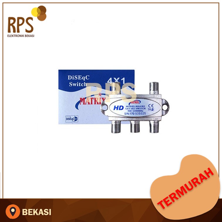 Best Quality Switch 4x1 Matrix 4 LNB 1 Receiver Diseq RPS