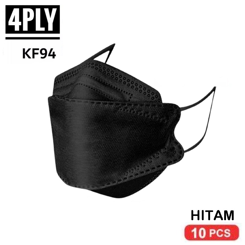 Masker Model Korea kf94 4ply 1 pack isi 10 pcs Earloop Convex masker KF 95Face Mask / 10 pcs