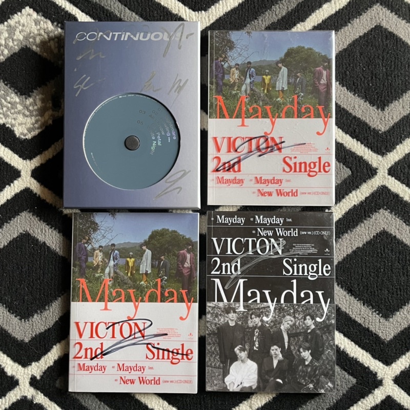 [+PC] VICTON CONTINUOUS OT7 SIGNED / MAYDAY SEUNGWOO MWAVE SIGNED ALBUM