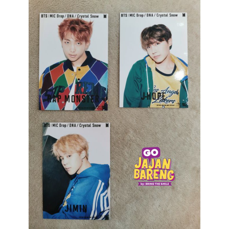 BTS Japan Mic Drop Postcard