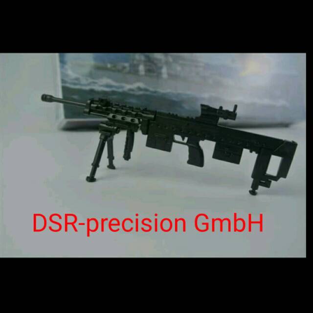 Miniatur Senjata Sniper model kit