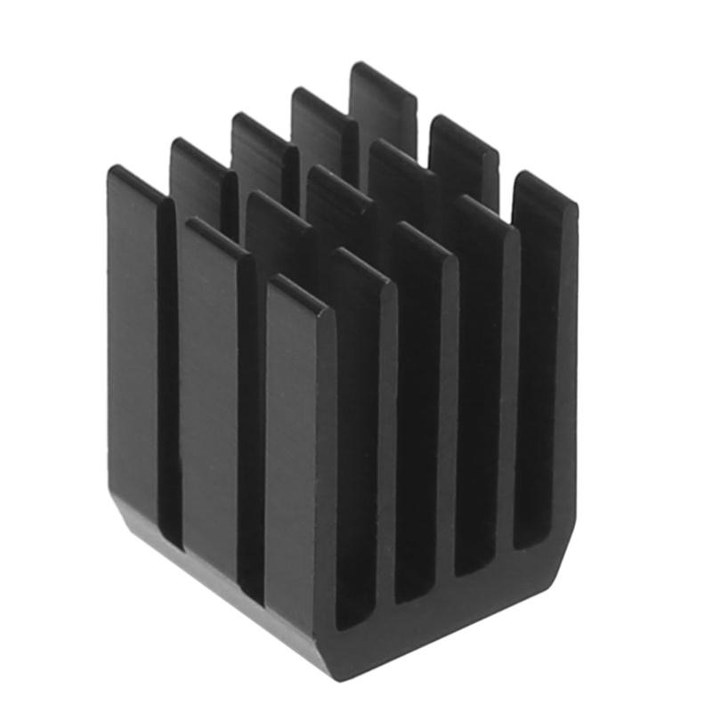 Cre HEATSINK Aluminium Radiator Anodize Heat Sink Chip Elektronik Pendingin Thermal Pads Hitam/Putih 5Pcs/Pack