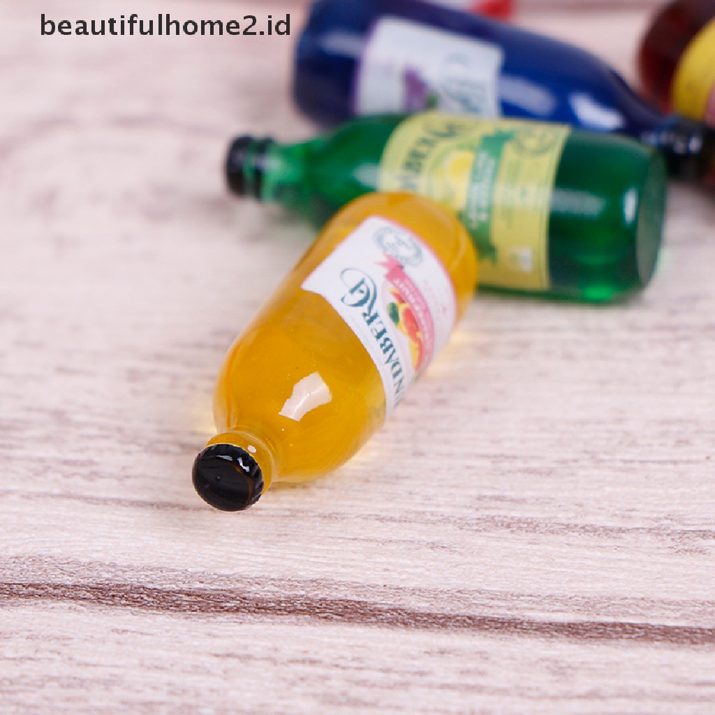 Beautifulhome2. Buku Literatur Dalam Bahasa MandarinId 6pcs Miniatur Botol Wine Bahan Resin Skala 1: 12 Untuk Rumah Boneka