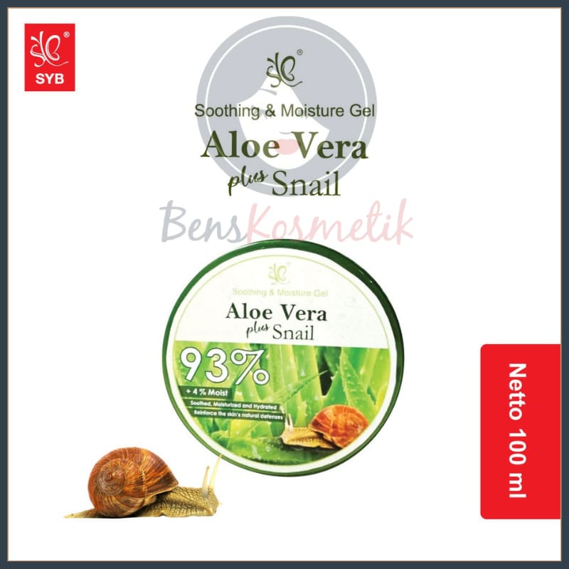 93% SOOTHING &amp; MOISTURE GEL ALOEVERA PLUS SNAIL FROM SYB