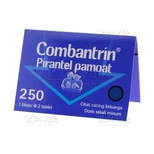 Combantrin Tablet 250mg 1 strip isi 2 tablet | Obat Cacing Combantrin Dewasa Murah
