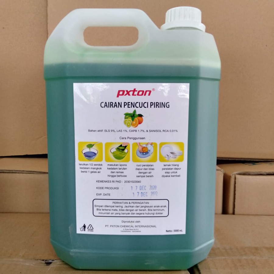 SABUN CUCI PIRING PXTON ANTI BAKTERI 5L