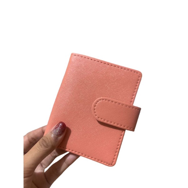 Dompet Kartu 16 Card Holder slot plus slot uang kulit sintetis tebal