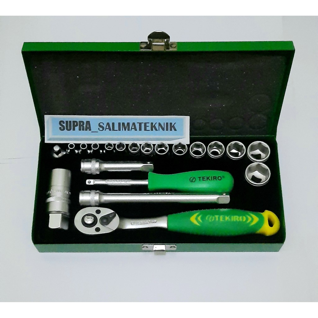 Tekiro/Kunci Sok Tekiro/Kunci Sok Set 21pcs Tekiro/Box Metal