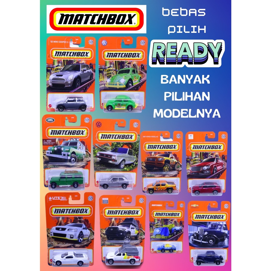 Matchbox MBX Hot Item Mini Cooper Mini Country Land Rover Mercedes Bebas Pilih Varian Murah Ori Original