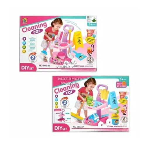 mainan anak LETTLE CLEANING SET sapu pel komplit