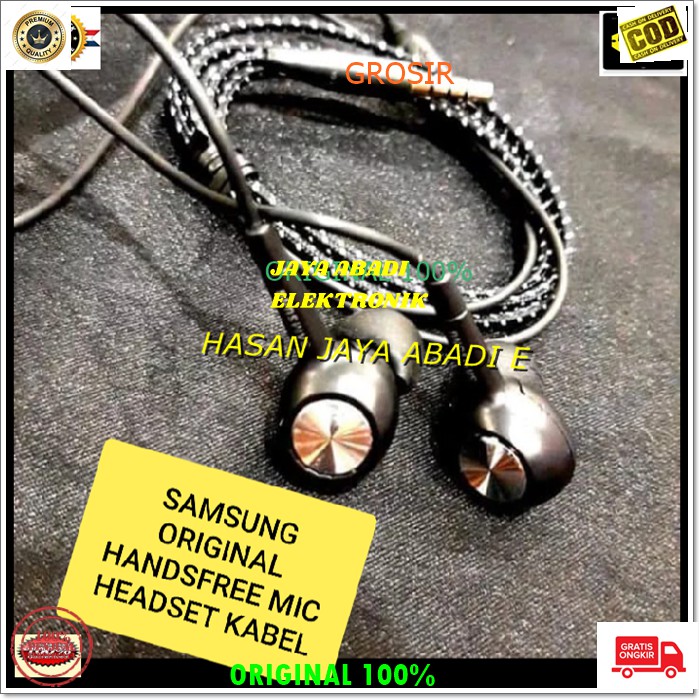 J193 SAMSUNG HEADSET NOTE 8 HP 3.5MM HANDSFREE STEREO DOBEL BASS SUPER EARPOD GALAXY HEADSET HANDSFREE HEADPHONE EARPHONE MUSIC VOKAL AUDIO SOUND EARPOD IN EAR KARET KARAOKE MEGA BAS ORIGINAL SAMSUNG HEADSET HEADPHONE BISA KE SEGALA GADGET SUARA JERNIH