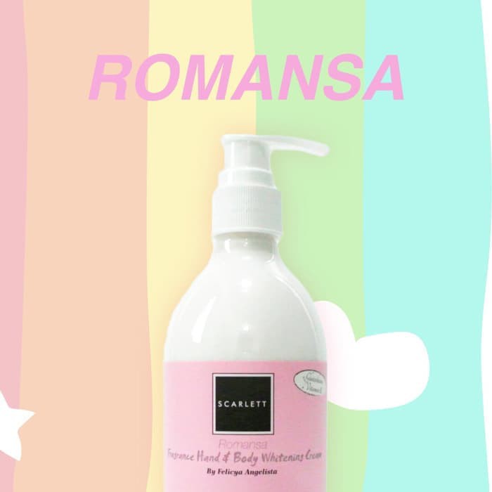 [ORI] SCARLETT ROMANSA FRAGRANCE BRIGHTENING BODY LOTION Pemutih Badan Secara Cepat dalam 2 MINGGU