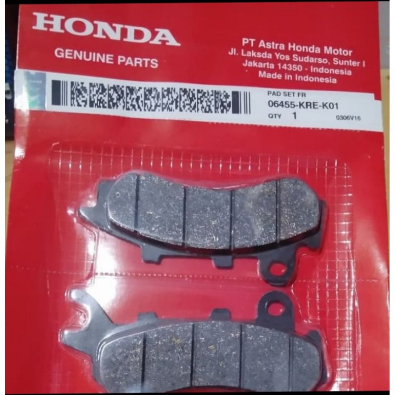 Kampas rem/dispad honda pcx new (KRE)