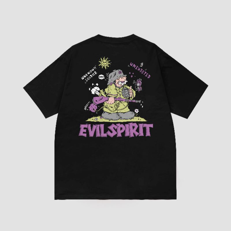 EVILSPIRIT KAOS - SOLDIER BLACK UNISEX