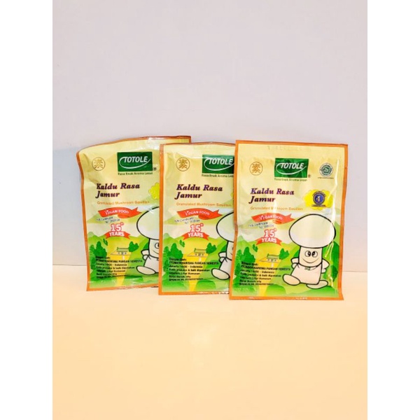 

TOTOLE JAMUR 40 GR VEGAN / VEGETARIAN FOOD