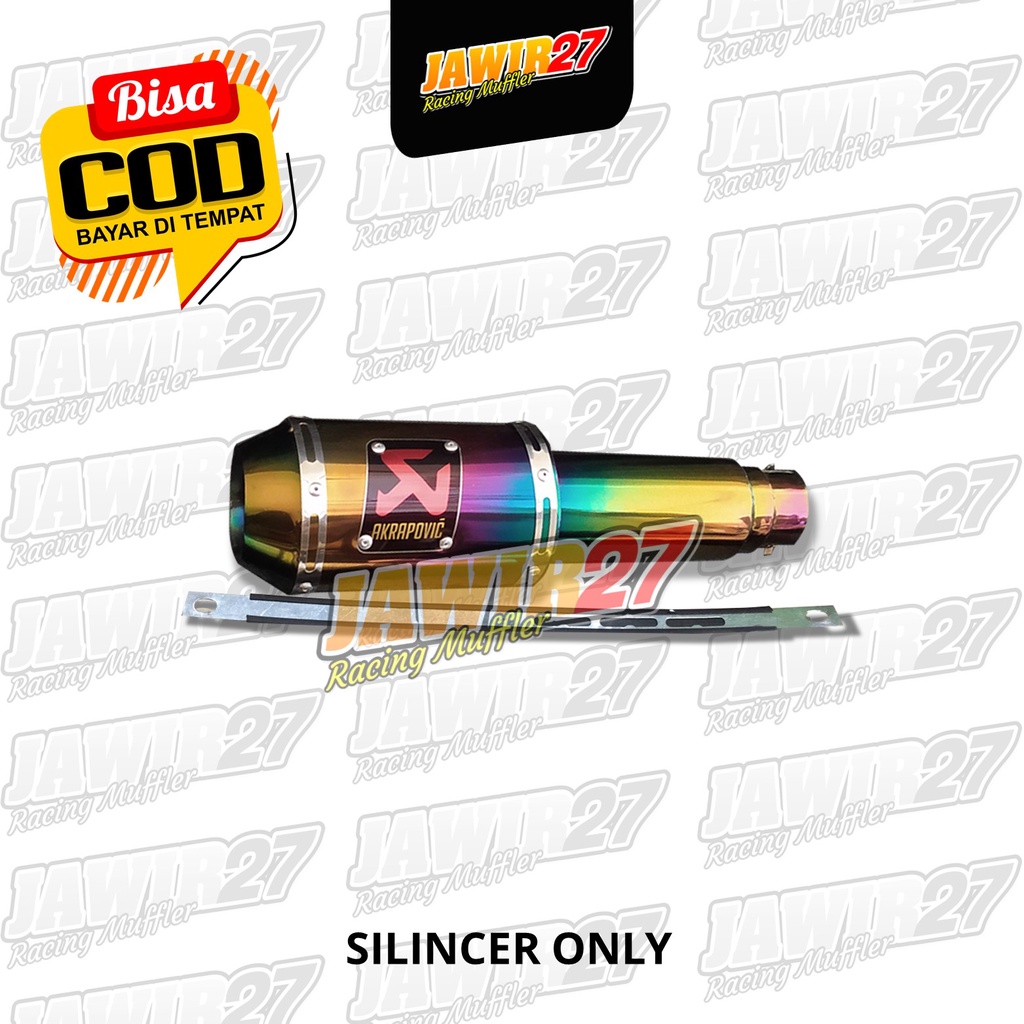 Silincer Slencer Slenser Slincer Silencer Knalpot Racing Akrapovic Lorenzo Rainbow Vixion CBR 150R