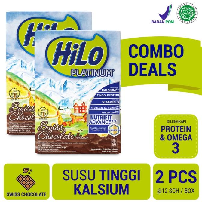 

Twin Pack: HiLo Platinum Swiss Chocolate (12 Sch)