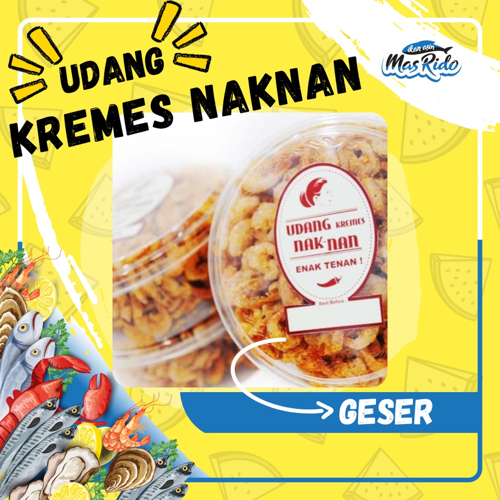 

Udang Kremes Renyah Crispy Naknan Ebi Kremes Siap Saji Gurih Renyah