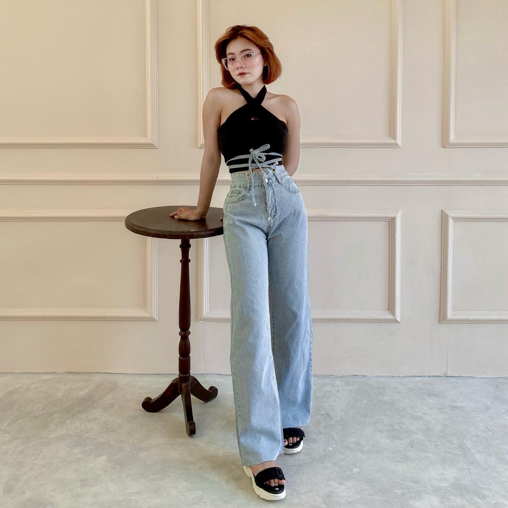 LONG PANT JEANS 163 (2Way to use)